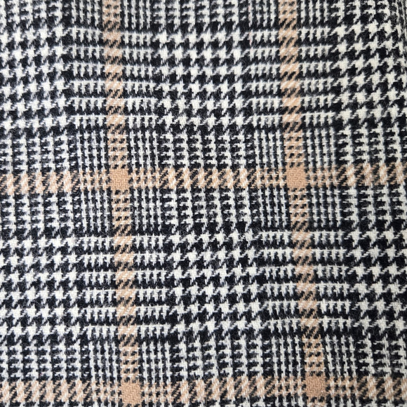 70s Vintage Pendleton Gray Plaid Authentic Carnegie Deadstock Midi Skirt Size 16 - Picture 4 of 8